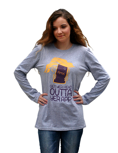Mr. President. Please. Please. Get Yer Head Outta Yer App! Long Sleeve T-shirt
